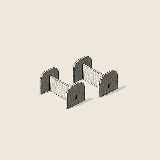 Floor Ladder Raising Blocks